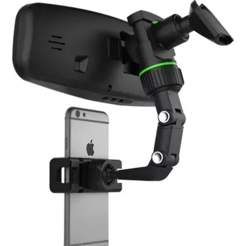 Kit 2 Suporte Multifuncional Carro Espelho Retrovisor e Mesa universal GPS para celular automóvel BMG-45