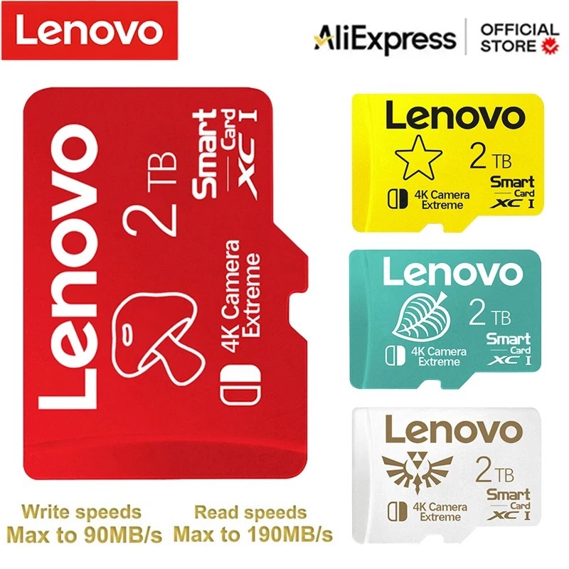 SCHEDA DI MEMORIA LENOVO 2TB U3 V30 4K FULL HD MICRO TF MINI SD - Foto 2