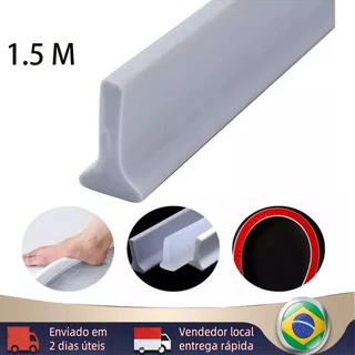[BR Envio Imediato] Pia De Chuveiro Com Barreira De Água De Silicone , Banheiro , Cozinha , 1.50 M