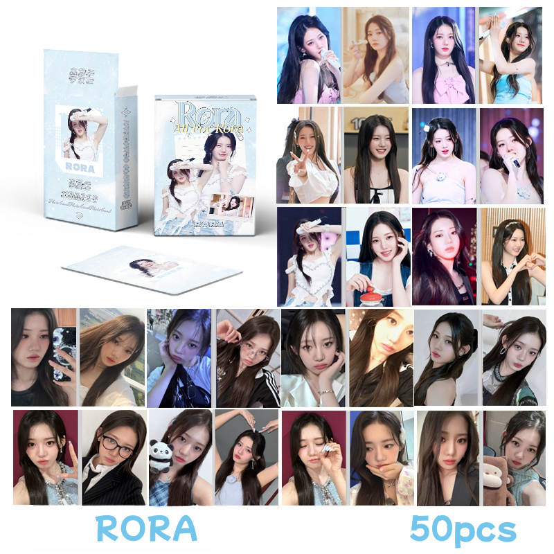 55pcs BM April Full CHOOM Lomo Cards BABYMONS7ER Álbum SHEESH