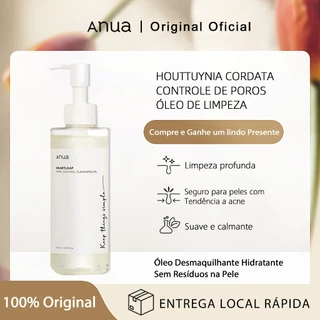 Anua Heartleaf Óleo Limpeza Para Controle De Poros Remoção De Cravos Profunda Removedor De Maquiagem