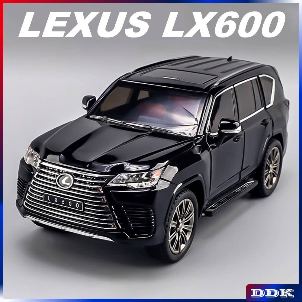 1 : 24 LEXUS LX600 Modelo De Liga Fundida Brinquedo Carro Crianças