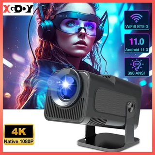 XGODY HY320 4K WiFi Portátil Android 11 HDMI Bluetooth Mini Projetor De Cinema Inteligente Entrega Rápida Magcubic