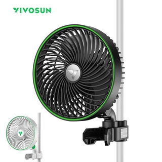 VIVOSUN AeroWave E6 Clip-on Fan , Controle Wi-Fi inteligente , portátil interno ventilador, vento forte, mas baixo ruído