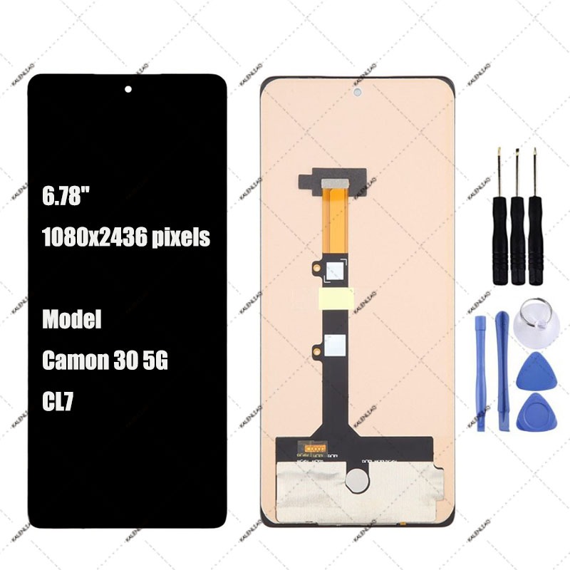 Original Tecno Camon 30 4G 5G CL6 CL7 Display LCD Tela De Toque ...