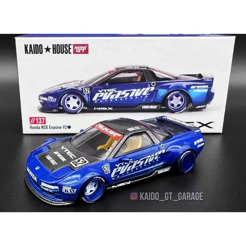 【当店限定販売】 + House Kaido MINIGT V2 Evasive NSX Honda Carro Modelo ミニカー
