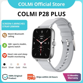 COLMI P28 Plus Smartwatch Relógio Inteligente IP68 À Prova Dip68 Água Bluetooth Chamada Personalizar Papel De Parede Mon