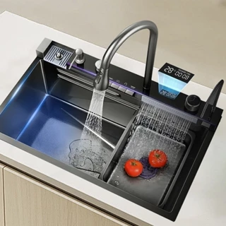 Cuba Gourmet Pia Cozinha Cascata Smart Multifuncional Pia Inteligente Premium Completa Moderna