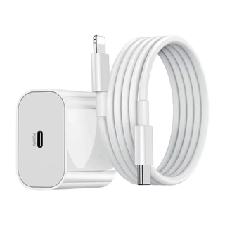 Carregador PD 20W usb Tipo c Cabo Rápido Para iPhone 8 X XR XS 11 12 13 14