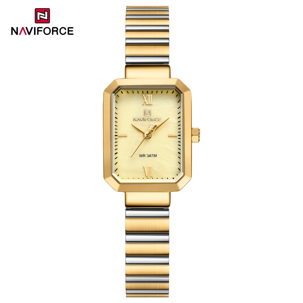 NAVIFORCE 5050 Poligonal Business Simples Relógio Feminino
