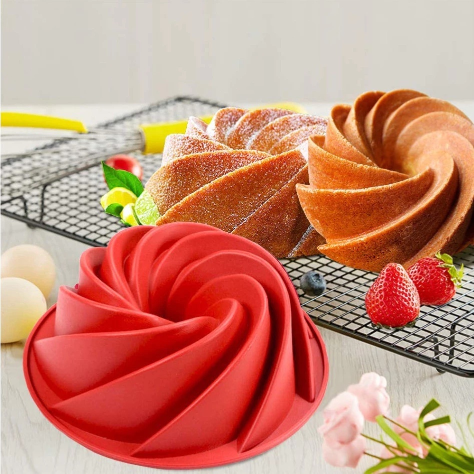 Assadeira Forma de bolo para Fritadeira de Ar Forno em Silic