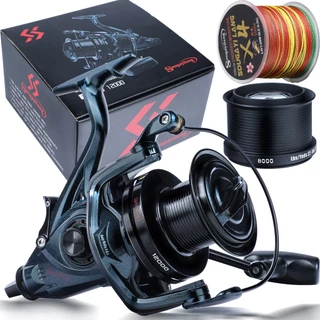 Sougayilang 13 + 1 BB (9000/10000/12000) Série Carretel De Pesca Surfcasting 4.2 : 1GR Super Poderoso Equipamento Forte