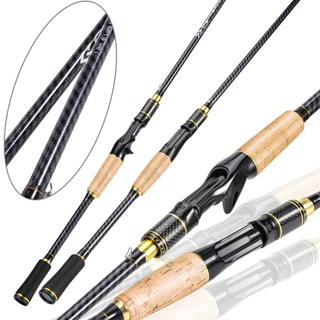 Sougayilang Vara De Pesca Com Cabo De Cortiça , 2 Seções , 1.8m , 10LB , Potência , Fibra De Carbono , Equipamento Para