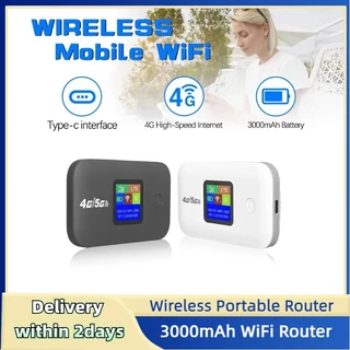 Mini Roteador Portátil Sem Fio 150Mbps - WiFi de Bolso com Bateria 3000mAh, Slot para Cartão SIM 4G, Design Compacto (Pr