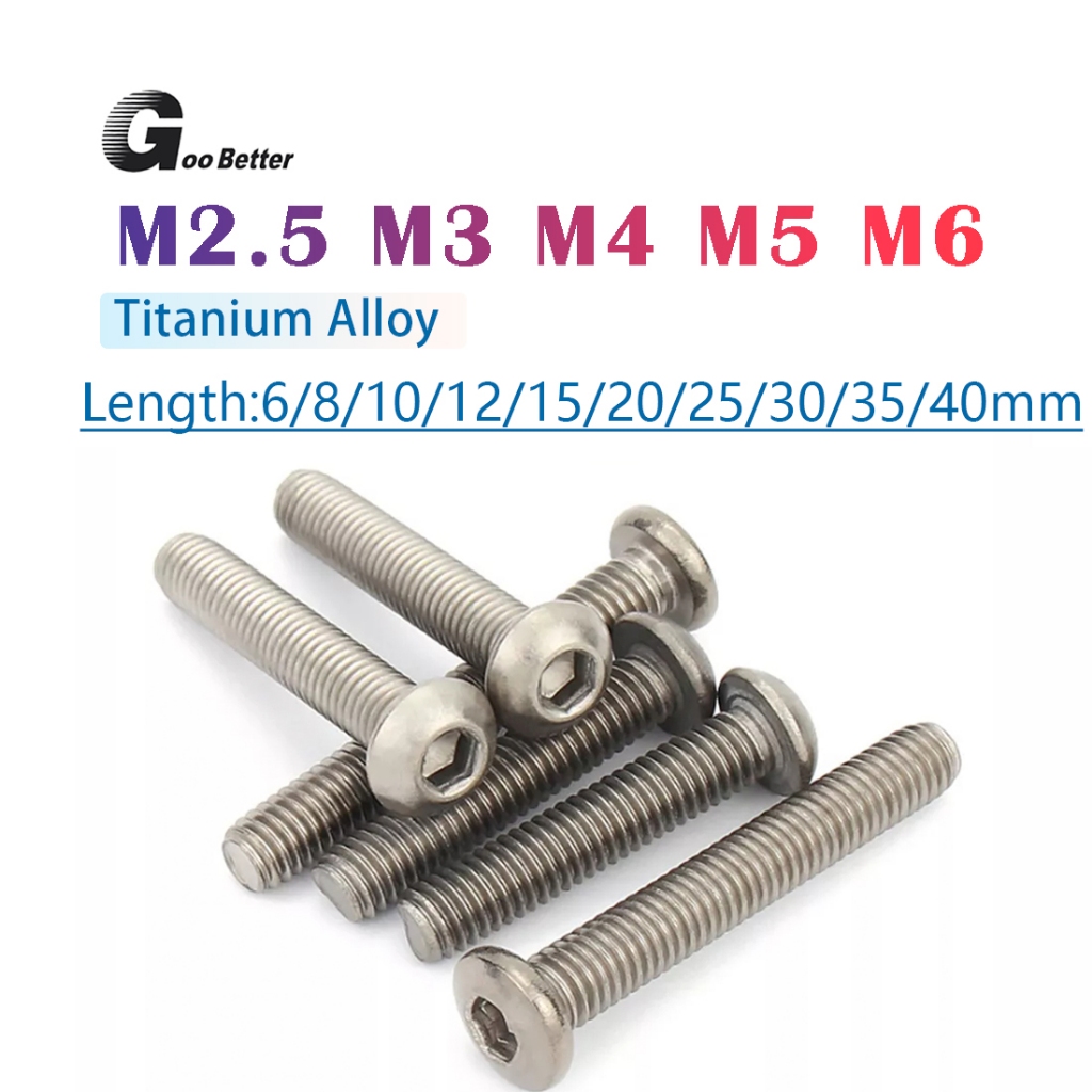 Viti A Spallamento Con Testa Esagonale In Titanio Ti6Al4V M6 M8, Lunghezza 25mm, Varie Misure - Sistema Metrico/imperiale M3 M5 - Foto 13