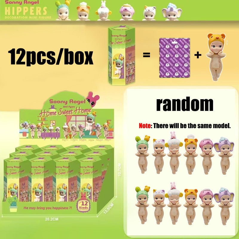 Novo Sonny Angel Cherry Blossom Candy Store Série 12 Pçs/set