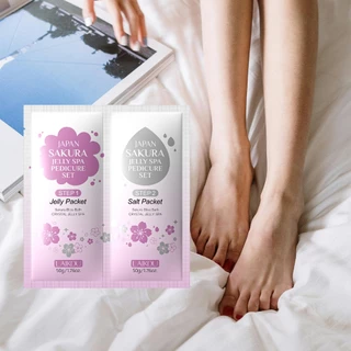 LAIKOU Japão Sakura Geléia Spa Pedicure Conjunto Para Pés Pele Lisa Hidratante Melhorar O Brilho Da 50g + 50g em Oferta na Shopee