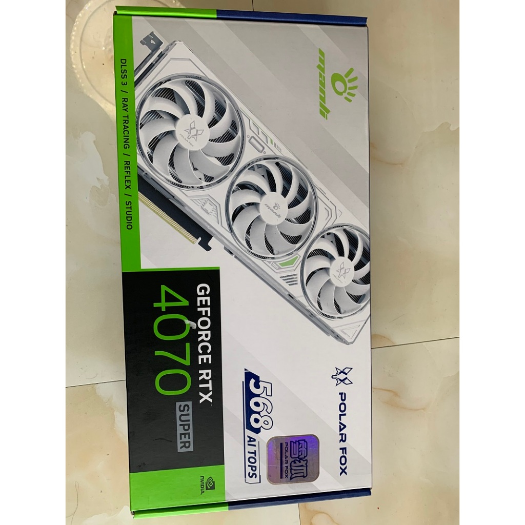 Placa Gráfica RTX4070TI SUPER 12G/GDDR6X Com Ventilador Único Para Computador De Escritório