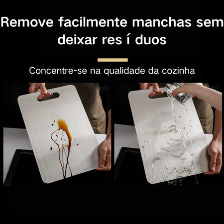 Placa de Corte Inox 46cm