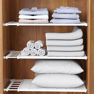 Organizador Prateleira Inteligente Retrátil portátil 53 a 90 cm Aço inoxidável Branca Extensível Largura 30cm em Oferta na Shopee