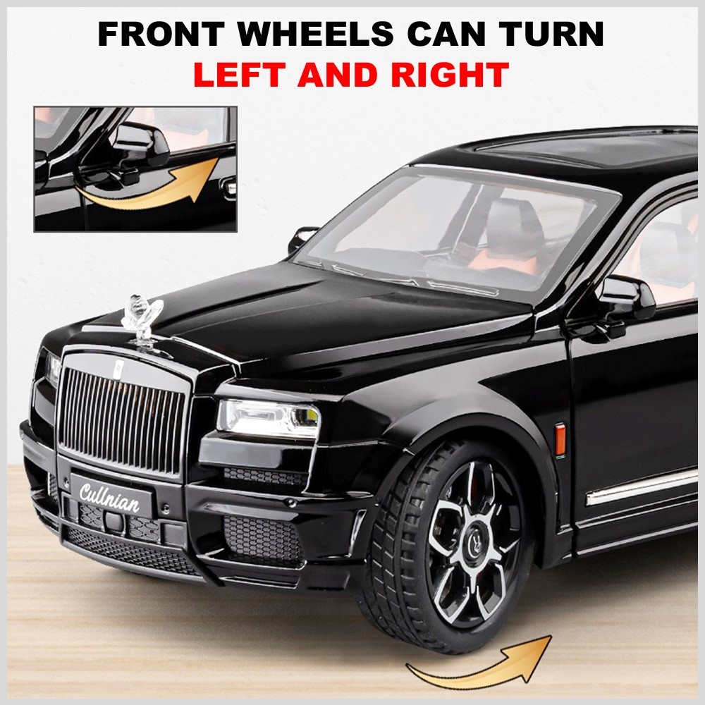 1 : 20 Rolls-Royce Cullinan Diecast Modelo Carro Liga De Brinquedo