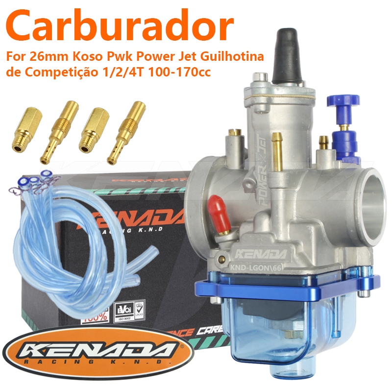 Kenada Racing Carburador De 26mm Cuba Transparente Guilhotina de ...