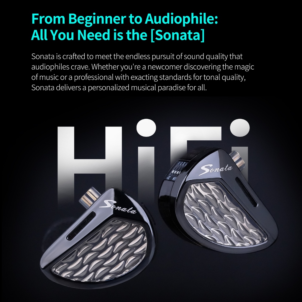 KZ Sonata 28 Armadura Balanceada Fones De Ouvido Intra-Auriculares