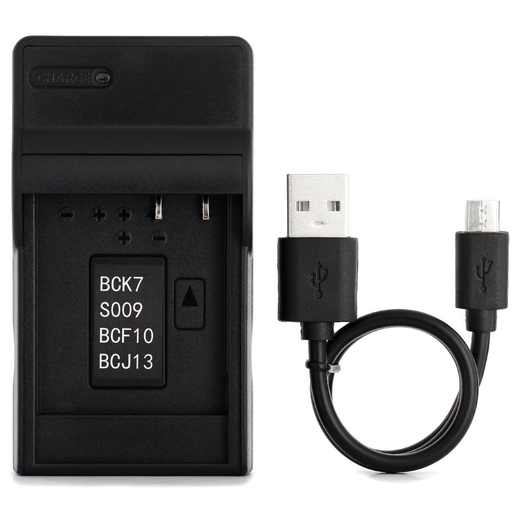 Batteria DMW-BCL7E 2 Pezzi + Caricabatterie USB Per Panasonic Lumix | Ricambio Per F5, FH10, SZ3, XS1 E Altri