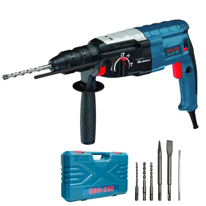 Martelete Rotativo Rompedor furadeira parafusadeira1260W Furadeira De Impacto martelete elétrico 28D