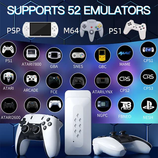 M22 consoles Portáteis Controlador Sem Fio 2.4G Embutido 20000 Jogos 64GB arcade De Alta Definição PS1 De Videogame