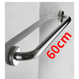 60 cm Alça de Apoio Banheiro Barra Inox 60cm Cadeirante Idoso Deficiente Acessibilidade