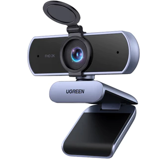 UGREEN USB webcam 2K HD Mini Para Computador Portátil Câmera Web Microfones Duplos Youtube Zoom Chamada De Vídeo 2K