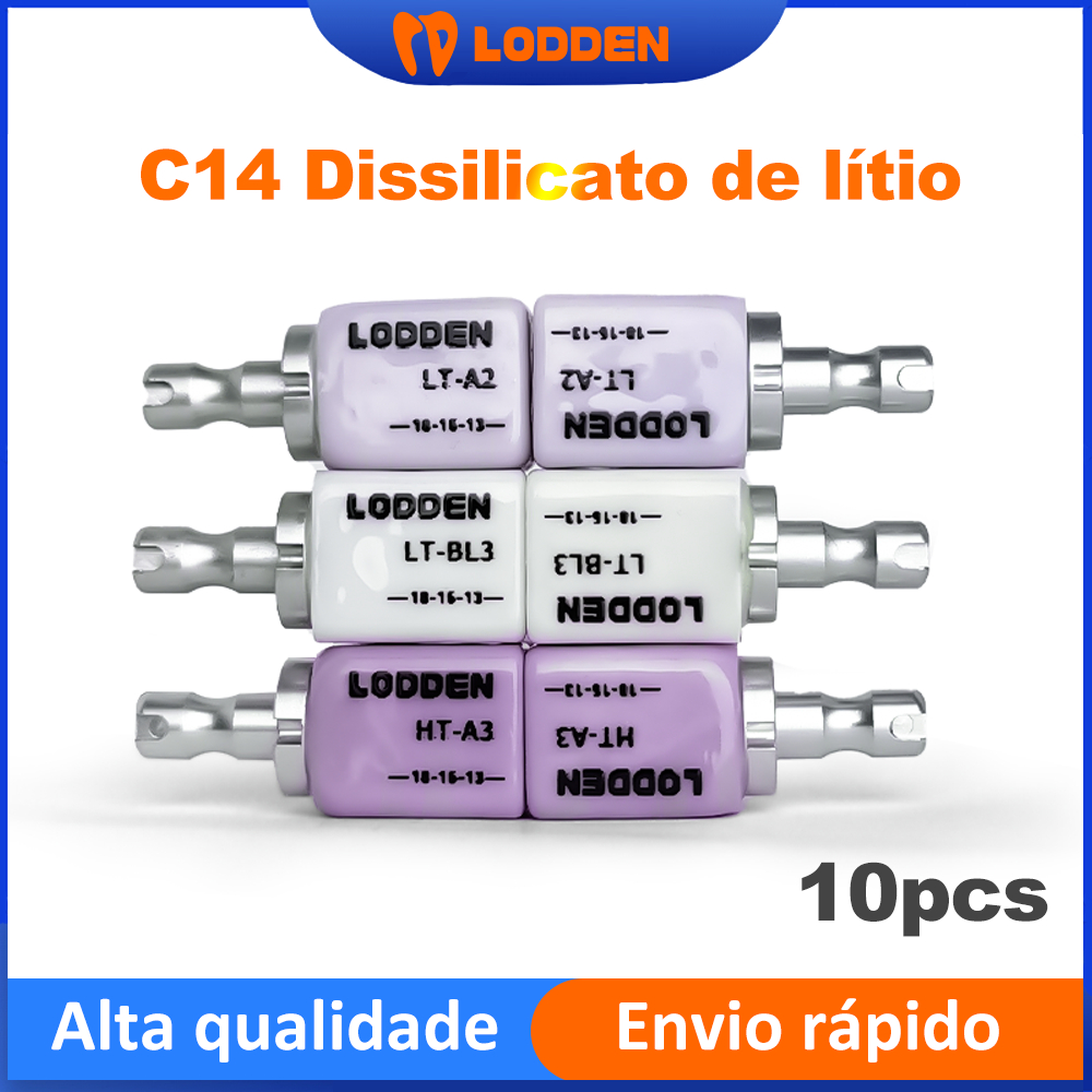 10pcs C14 Lithium Disilicate C14 Blocos Cerâmicos De Vidro Para CAD CAM ...