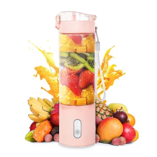 Poderoso Mini Liquidificador De 40 W Com Copo De Vidro Borossilicato De 500 Ml Portátil E 6 Lâminas BM-A580
