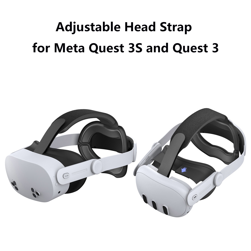 DOBE Tira de Cabeça Ajustável para Conforto para Meta Quest 3S e Meta Quest 3