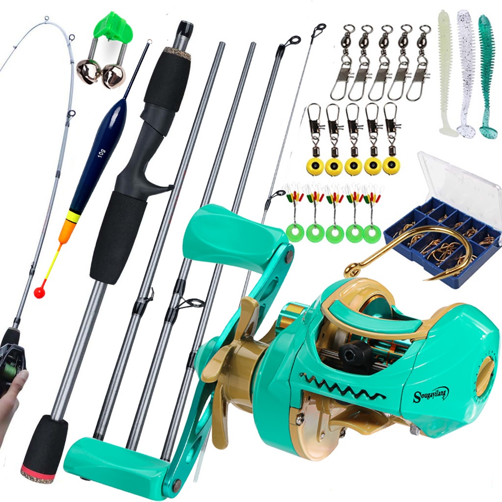 Haste De Parafuso Com Sougayilang Cartrile 1.8M Peel Rod Carretel Lure ...