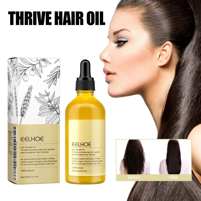EELHOE Rosemary Conditioning Oil Repara e nutre os cabelos danificados 60ml