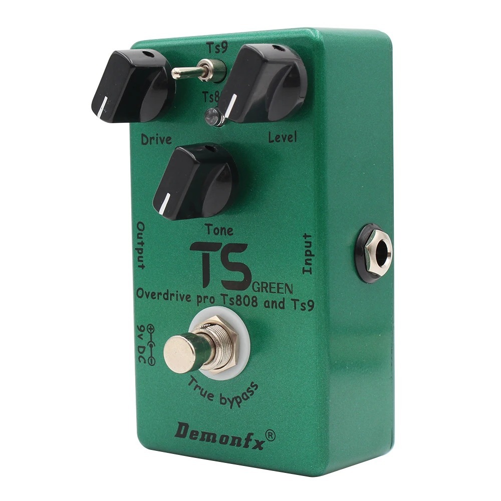 ギター TBCFX TS CUSTOM OVERDRIVE Pedal De Overdrive Demonfx TS Verde , Efeito De Guitarra TS9 E