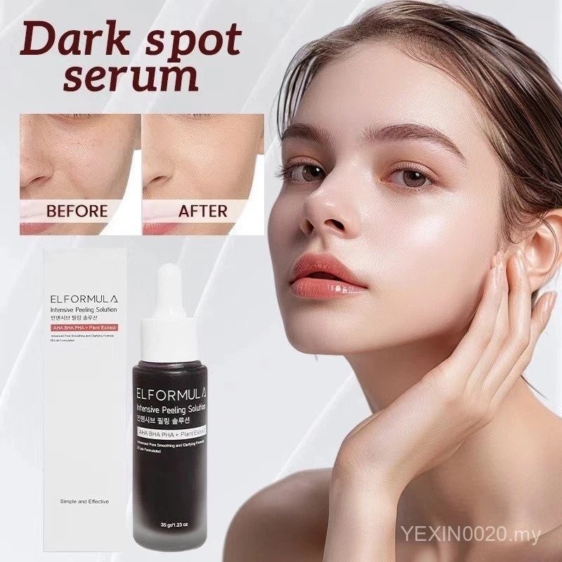 ELFORMULA Solução Intensiva Peeling AHA BHA PHA Soro Esfoliante Manchas ...