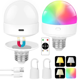 1pc Lâmpada De Parede Magnética , Arandela LED , Montada Na Da Porta USB , Com Bateria Recarregável Operada