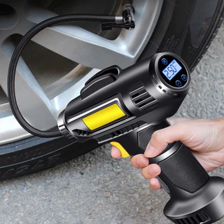 Bomba De Ar Compressor Portátil Pneu com fio De Carro E Moto 120w BT-AX105