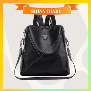 Bolsa escolar feminina grande Mochila com zíper de grande capacidade para viagens de trabalho