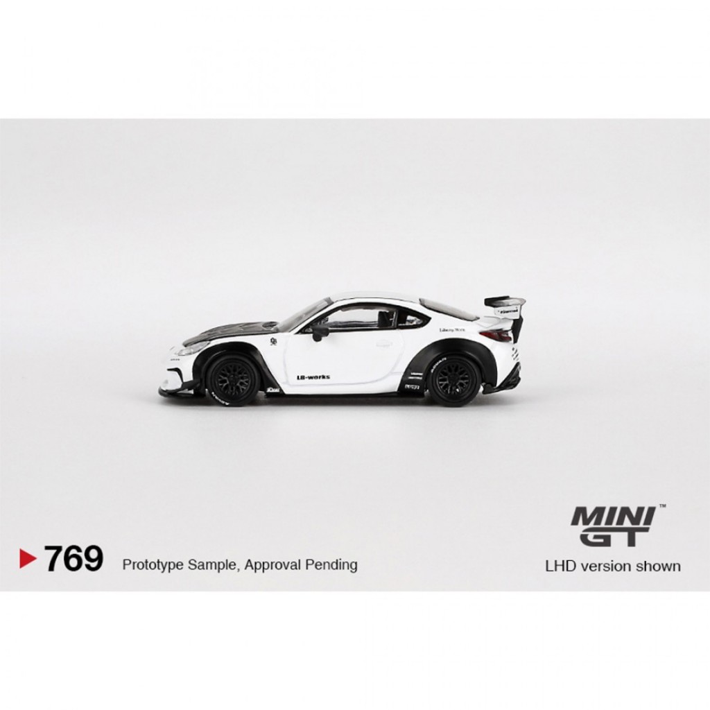 Mini GT MGT00769 769 1/64 Toyota GR86 LB Nação Branco LHD RHD