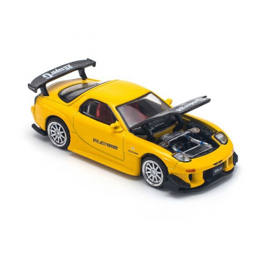 Poprace PR640116 1/64 Mazda RX-7 FD3S RE-AMEMIYA Carro Modelo Em