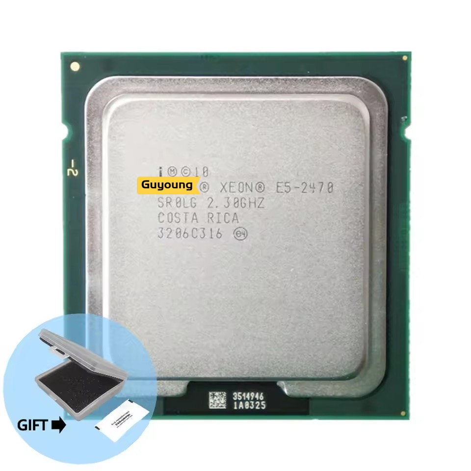 Processador YZX Xeon E5-2470 E5 2470 2.3 GHz CPU De Oito Núcleos E