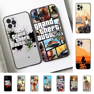 Rockstar Gta 5 Grande Caso De Telefone Silicone Macio Para iphone 14 13 12 11 Pro Mini XS MAX 8 7 6 Plus X XR Capa