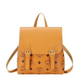 mochila escolar feminina Vintage Crossbody Pequeno Quadrado Mini Mochilas Bolsa Estampada Feminina