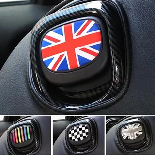 2 Pçs Interior Do Carro Assento Traseiro Alça Epóxi Adesivo Decalques Para MINI Cooper S Um Countryman Clubman JCW F56 A