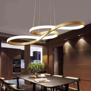Sala de jantar lustre luminária moderna led elegante sala de estar nórdica quarto criativo simples circular personalidad