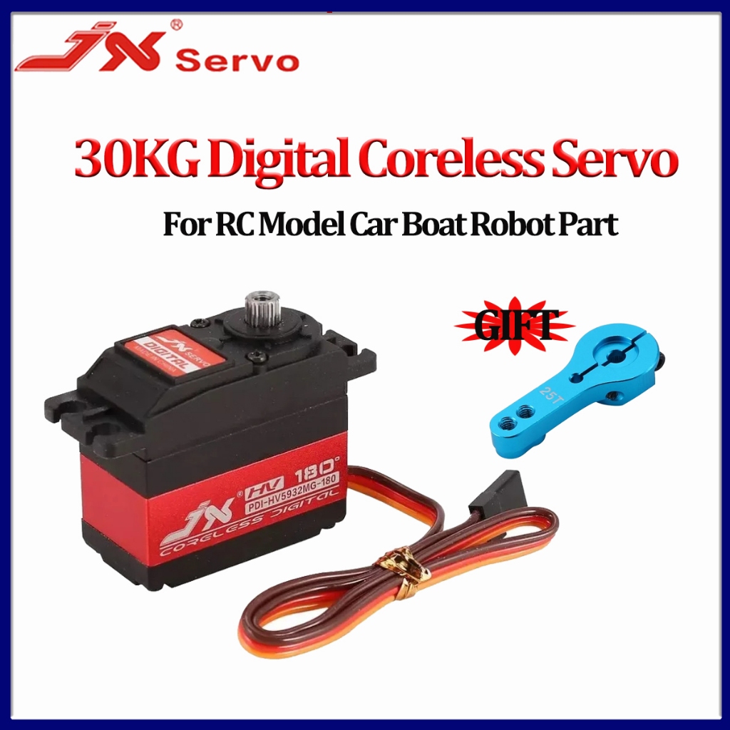 JX Servo 30KG 180 ° HV Digital PDI-HV5932MG Engrenagem De Metal Motor ...